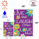 Live Laugh Love Flag image 6