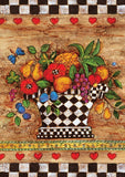 Checkerboard Bouquet Flag image 2