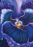 Blue Painted Pansy Flag image 2