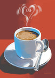 Smiling Heart Coffee Flag image 2