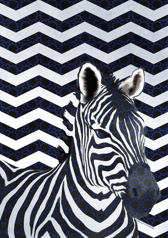 Chevron Zebra Flag image 1
