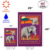 Protect Elephants Flag image 6