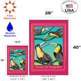 Protect Toucans Flag image 6
