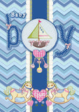 It's A Baby Boy Flag image 2
