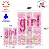 It's A Baby Girl Flag image 6