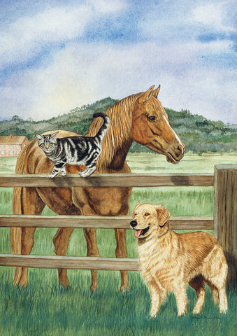 Pets Of A Pasture Flag image 1