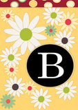 Floral Monogram-B Flag image 2