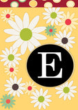 Floral Monogram-E Flag image 2