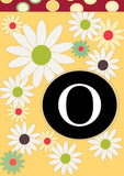 Floral Monogram-O Flag image 2