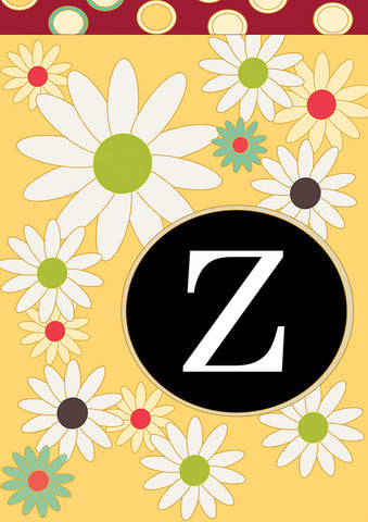 Floral Monogram-Z Flag image 1