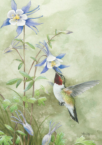 Ruby Hummingbird Flag image 1