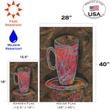 Oil Pastel Cup Of Joe Flag image 6