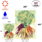 Watercolor Carrots Flag image 6