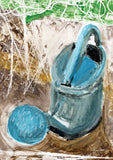 Watercolor Watering Can Flag image 2