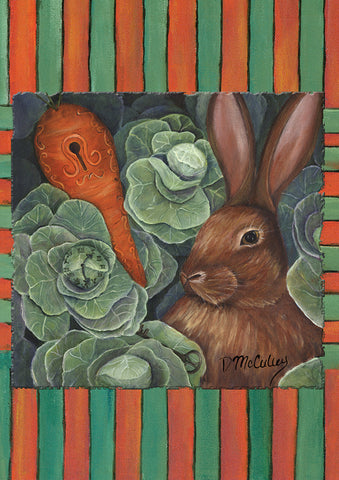 Late For A Date Bunny Flag image 1