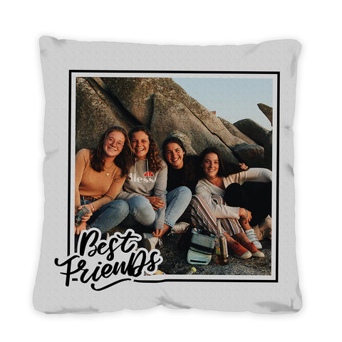 "Best Friends" Custom 18 x 18 Inch Pillow Case (2-Pack)