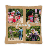 "Family Collage" Custom 18 x 18 Inch Pillow Case (2-Pack)