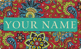Gypsy Garden Personalized Text Doormat Your Image Here Custom Product Image