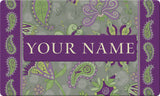 Passion Flower Personalized Text Doormat Your Image Here Custom Product Image