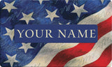 Star-Spangled Banner Personalized Text Doormat Your Image Here Custom Product Image