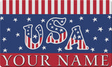 Veteran Salute Personalized Text Doormat Your Image Here Custom Product Image
