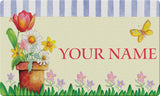 Potted Welcome Personalized Text Doormat Your Image Here Custom Product Image