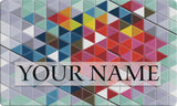 Prism Party Personalized Text Doormat Your Image Here Custom Product Image